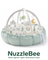 NuzzleBee BloomNest™ 5-in-1 Baby Gym & Tummy Time Speelmat – met 6 Sensorisch Speelgoed